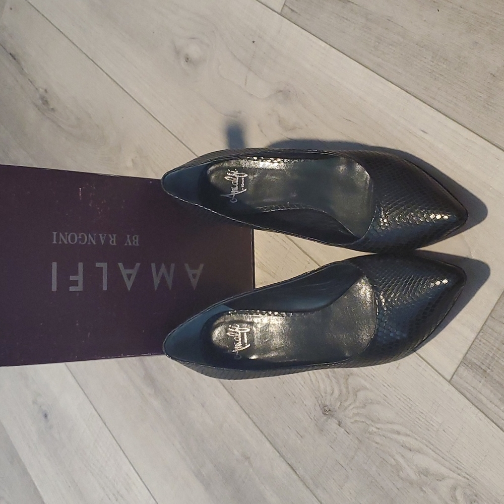 Amalfi black heels